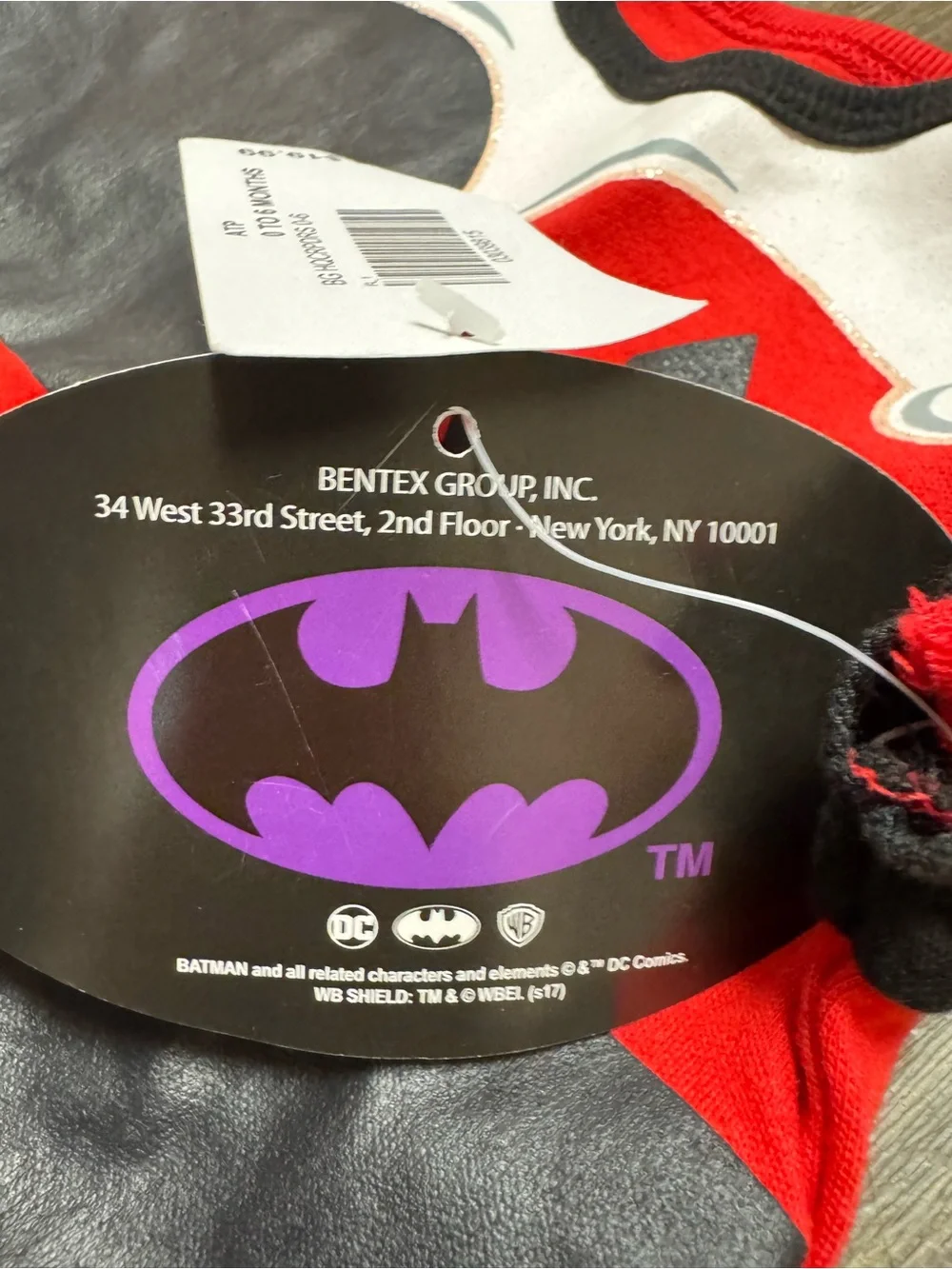 Batman DC Comics Joker Red and Black Onesie Diamond Tulle Skirt Superhero Costum